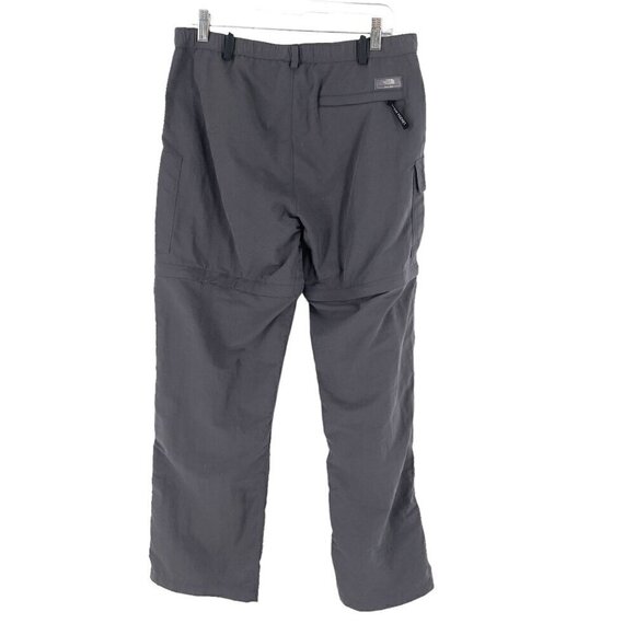 The North Face Women's Large Convertible Cargo Nylon Hiking Sport Grey T150 T550 - Picture 2 of 13